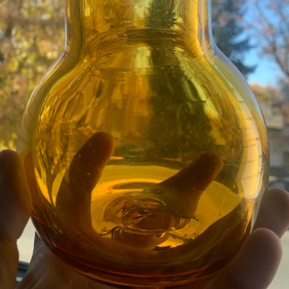 Blenko Glass Pear [no stem]
